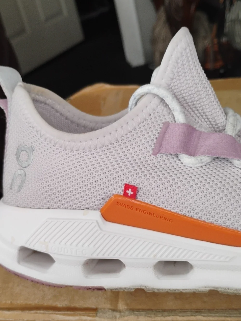 On Cloudtech Lightweight Lavender Running Sneakers